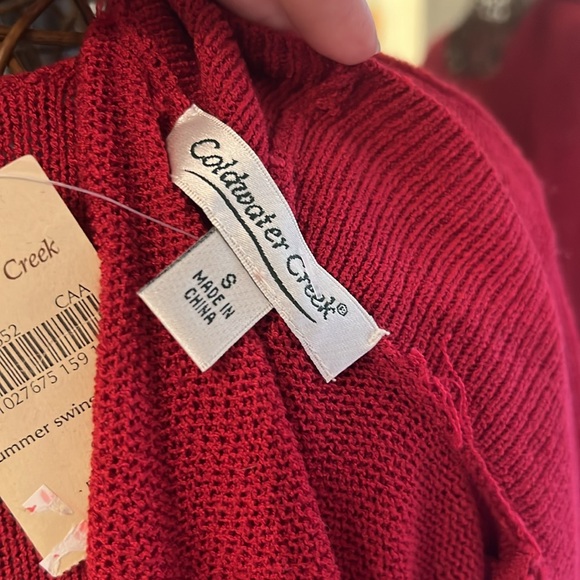 Coldwater Creek summer sweater tank and cover jacket - Picture 3 of 7